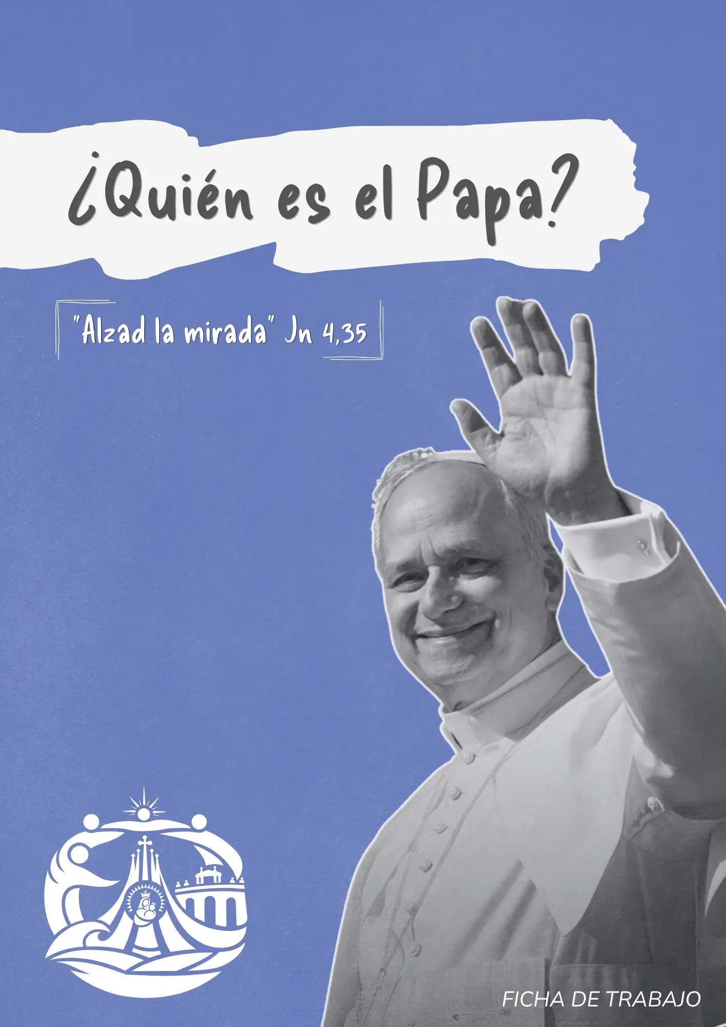 Papa León XIV saludando