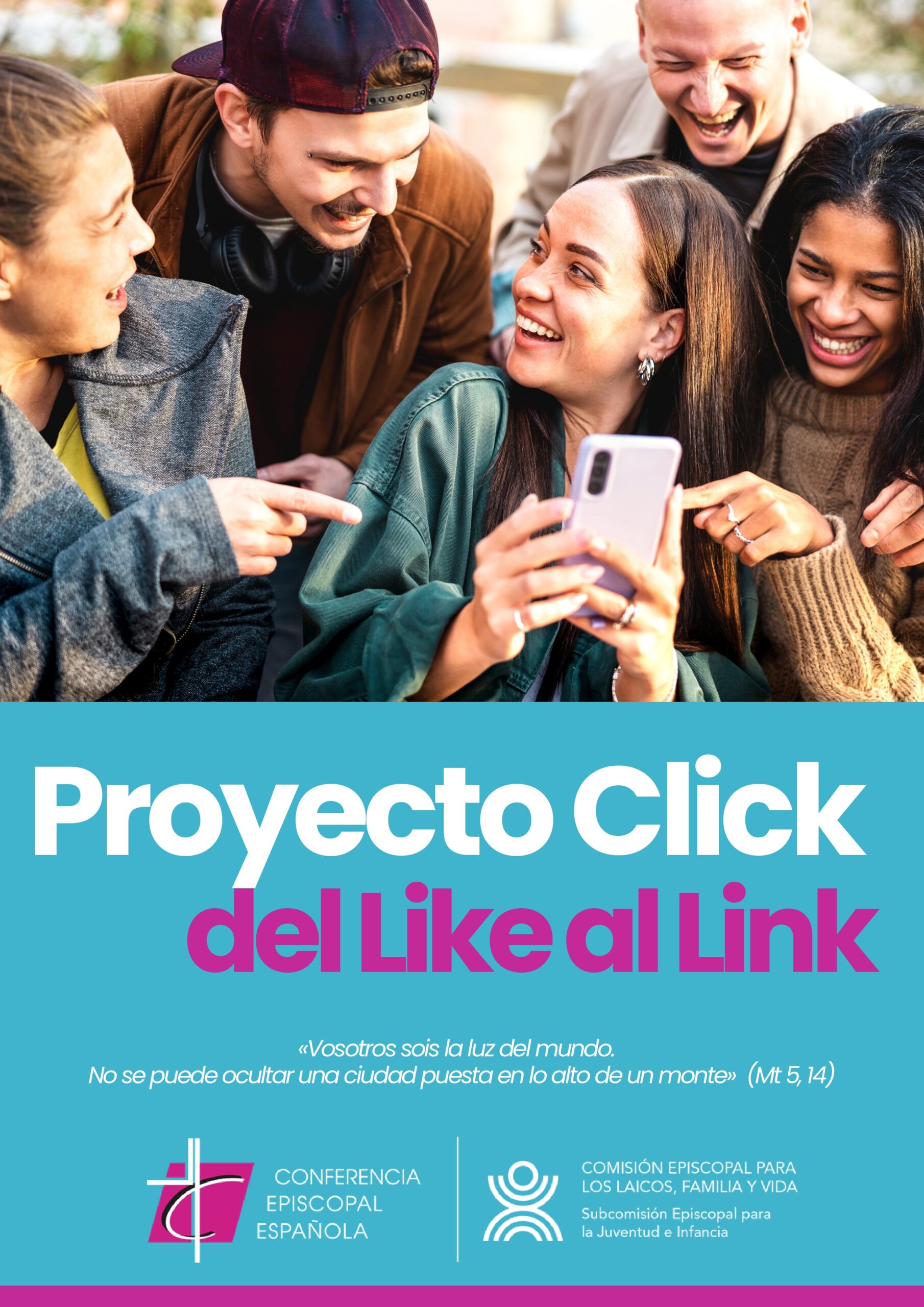 Cartel queda click del like al link
